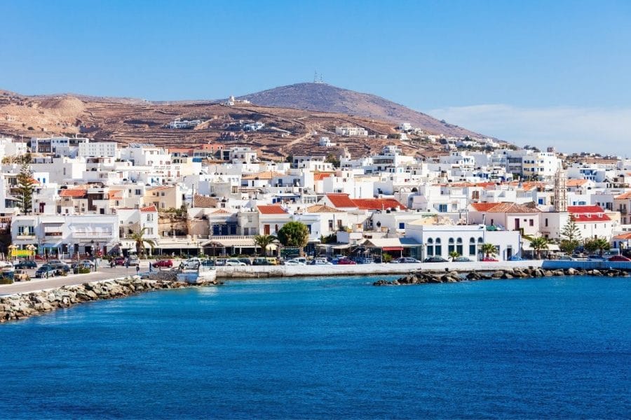 White-washed houses on the island of Tinos, Greece