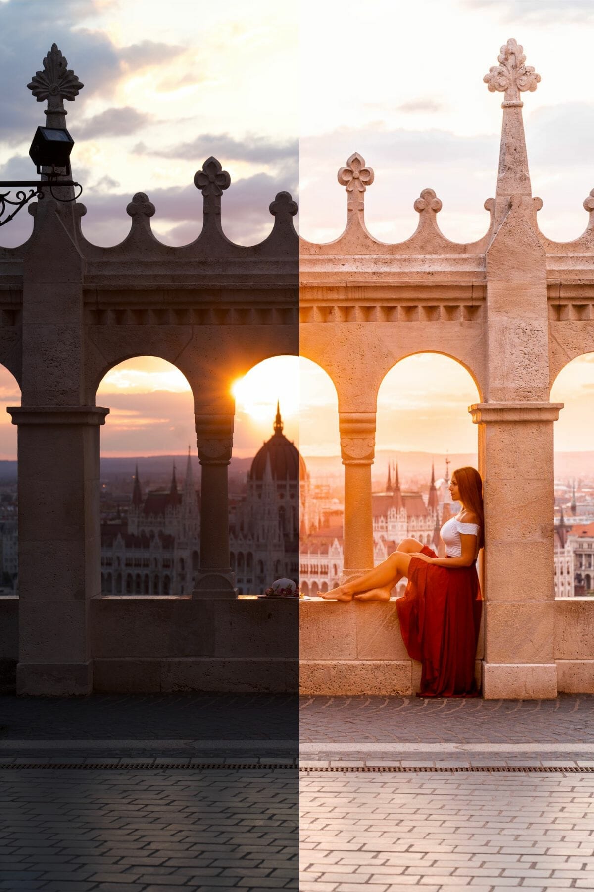 Budapest Before-After with Lightroom Presets