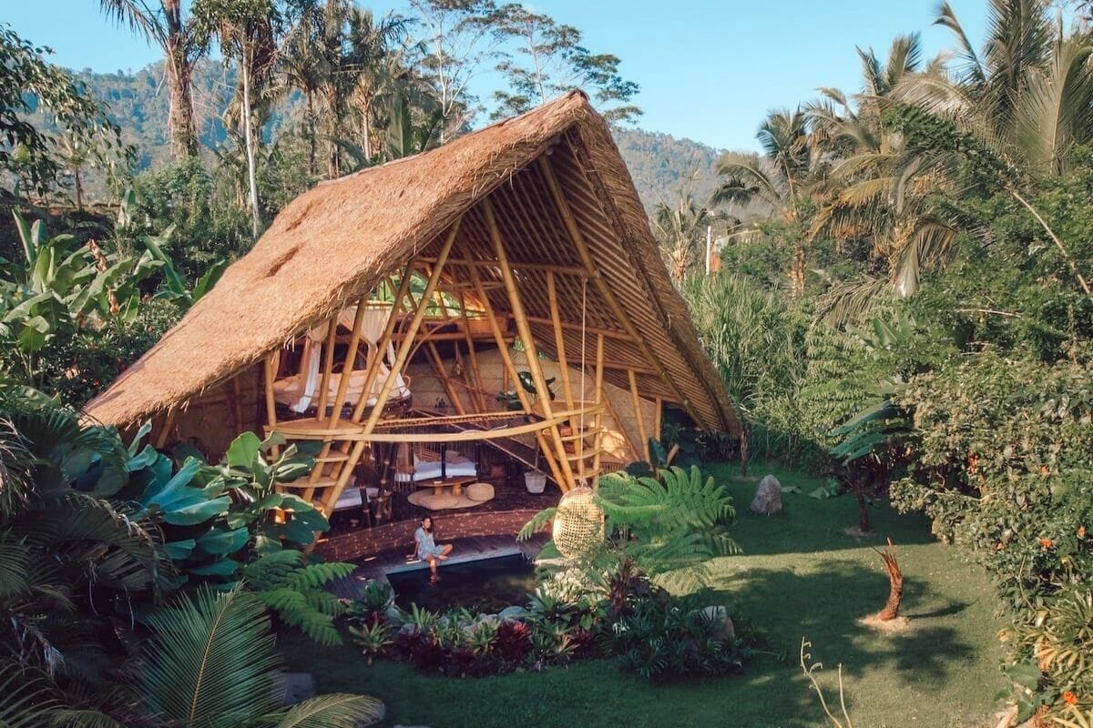 Hideout Horizon Bamboo House in Bali, Indonesia