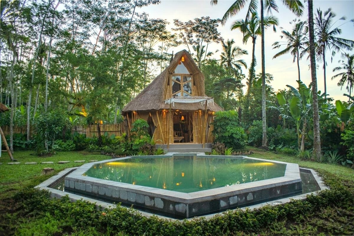 Kumbuh Jungle Bamboo House in Bali, Indonesia