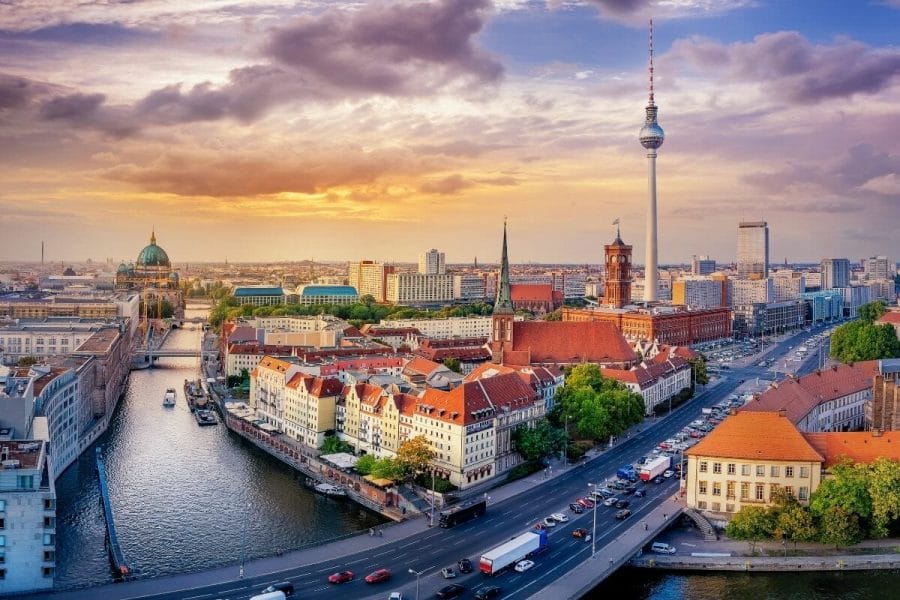 Panoramic view of Berlin, Germany