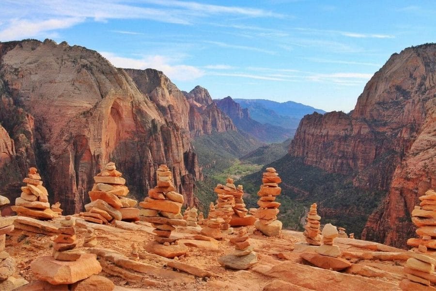 Angel's Landing in Zion National Park, USA