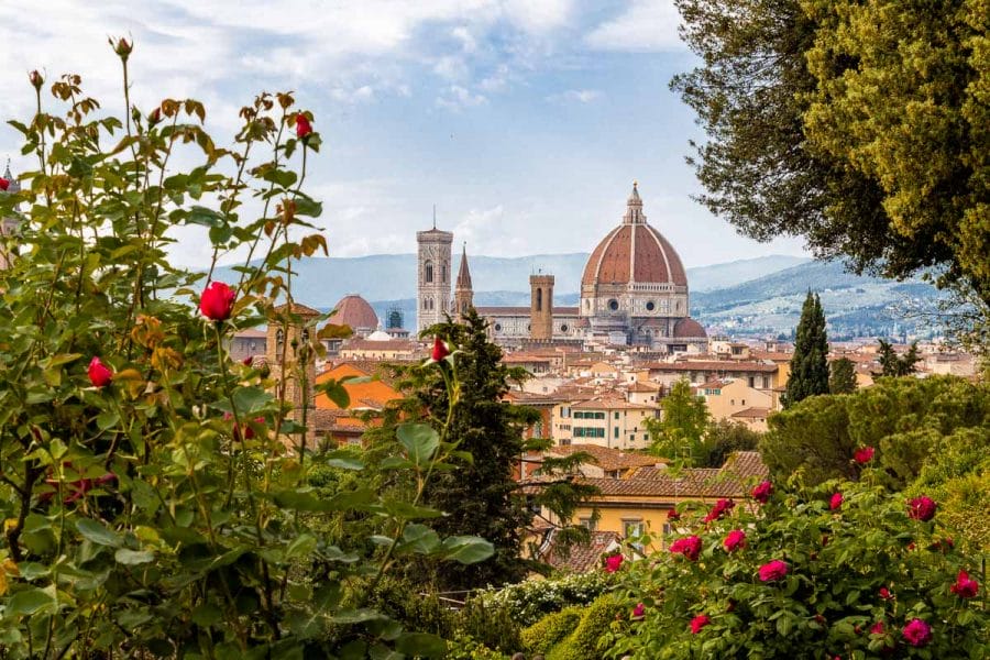 Giardino delle Rose in Florence, Italy