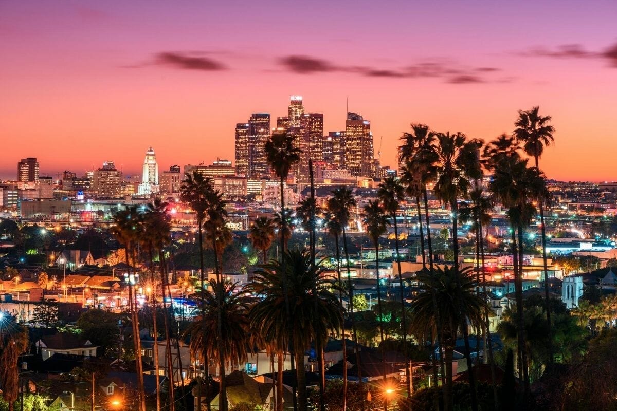 Los Angeles skyline, USA