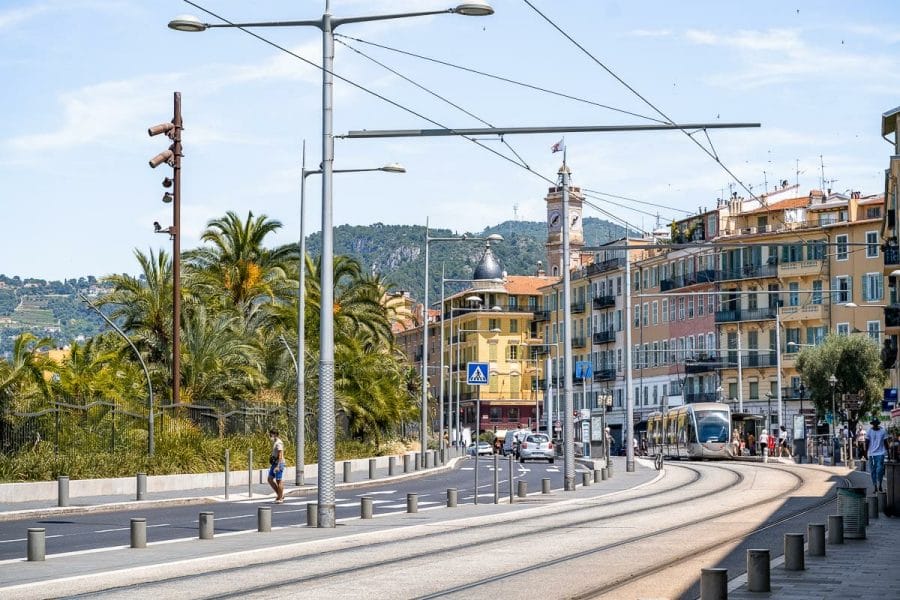 Main street in Nice, France