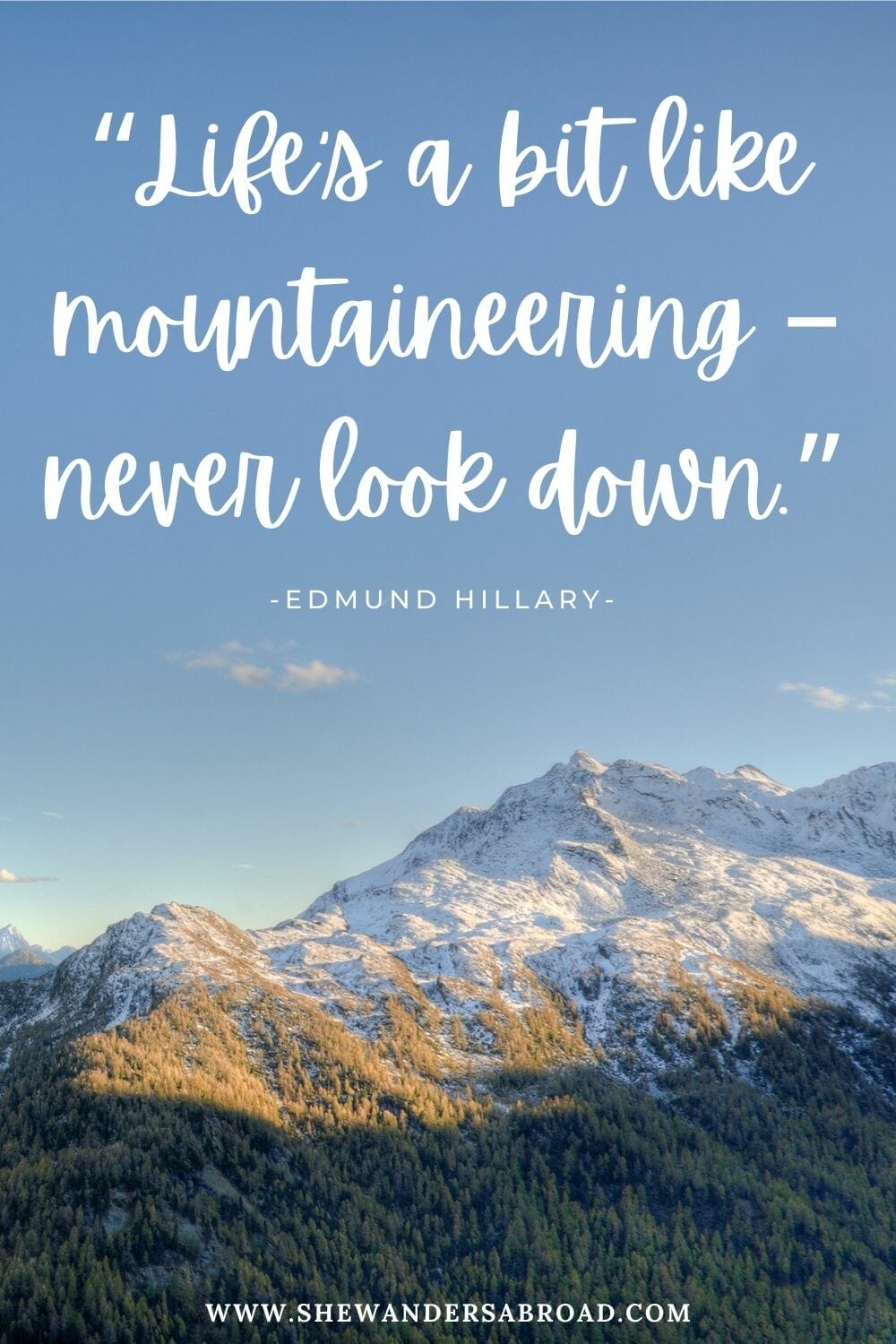 Mountain life quotes