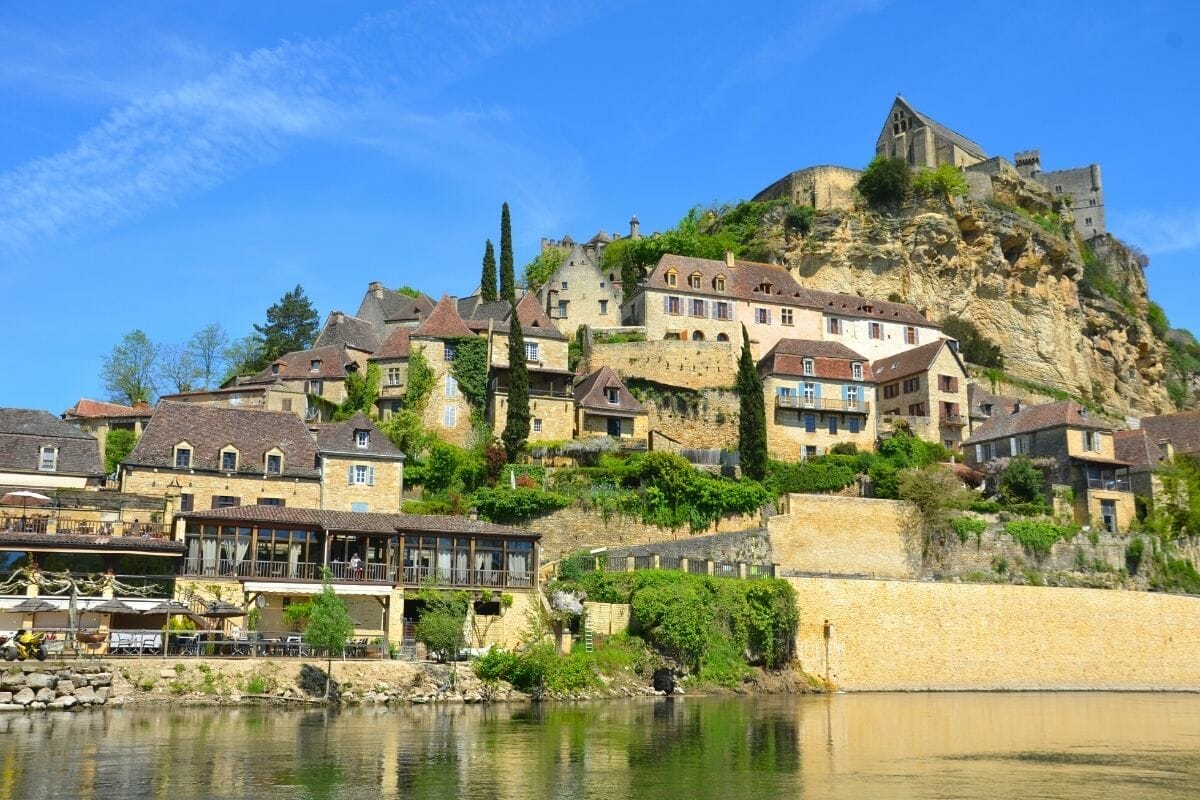 Panoramic view of Beynac, France