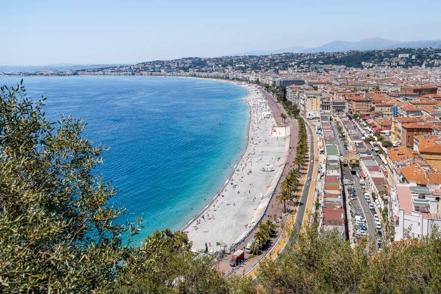 Promenade des Anglais is a must visit when spending one day in Nice, France