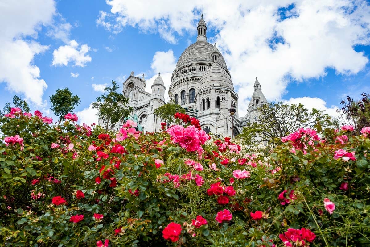 Sacre-Coeur Basilica in Montmartre, Paris