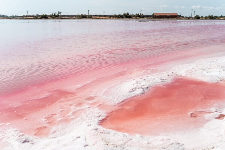 Salin De Giraud, a beautiful pink lake in France