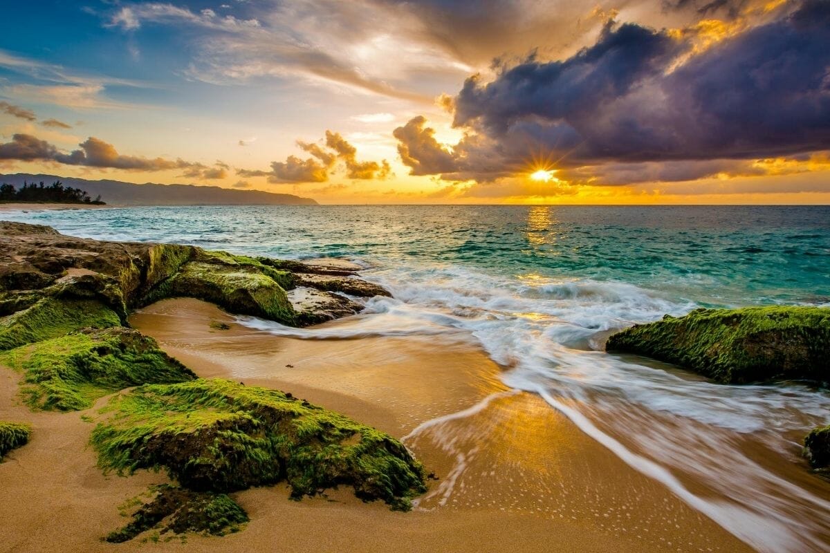 Sunset in Oahu, Hawaii, USA
