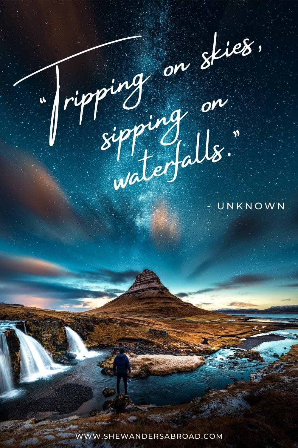 Peaceful waterfall quotes