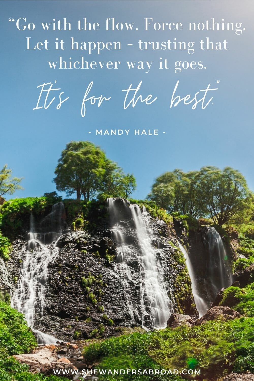 Best inspirational quotes about waterfalls