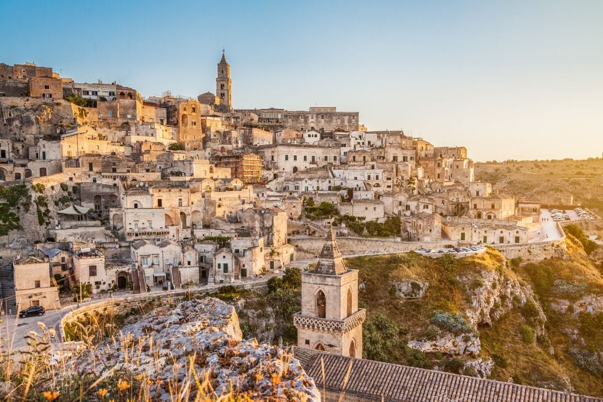 Ancient town of Matera, Italy
