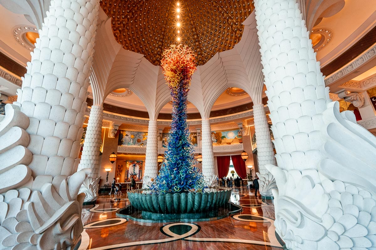 Lobby in the Atlantis, the Palm in Dubai