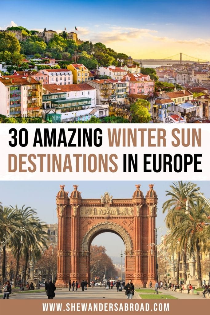 30 Best Winter Sun Destinations in Europe to Escape the Cold