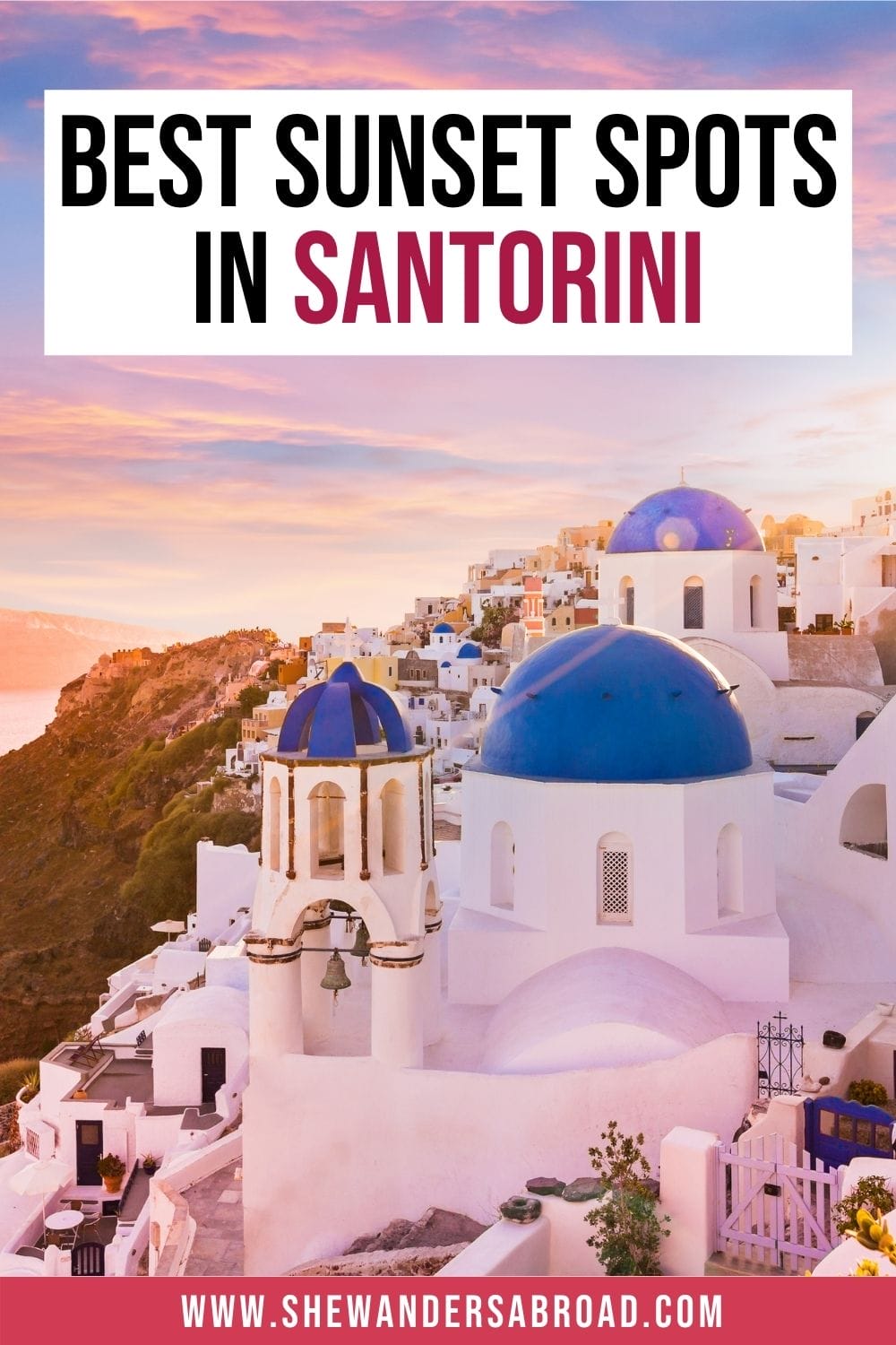 Where to see the best sunset in Santorini