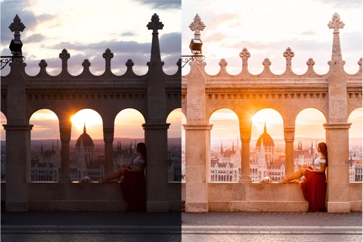 Budapest Before-After with Lightroom Presets