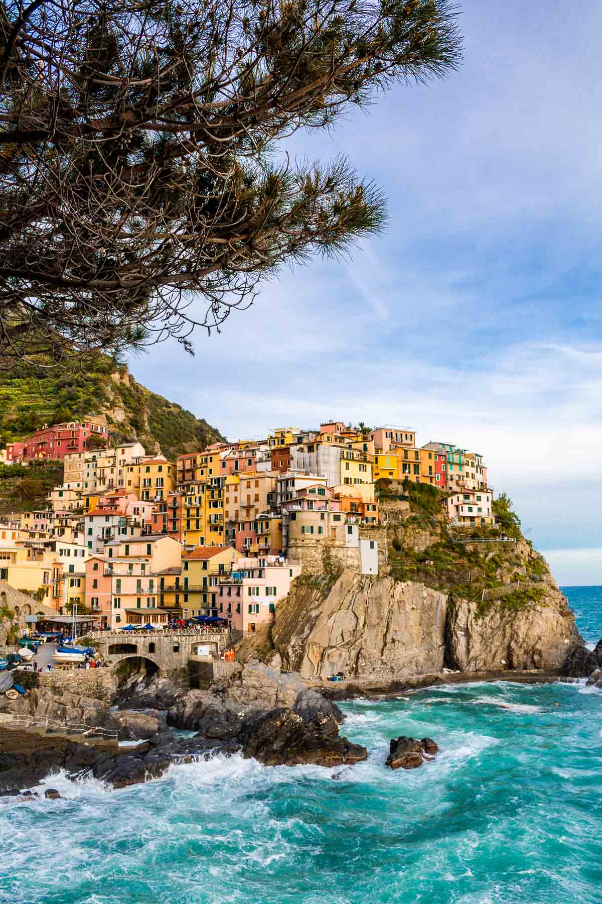Colorful houses in Manarola, Cinque Terre, Italy