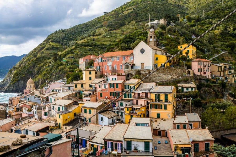 Colorful houses in Vernazza, Cinque Terre, Italy