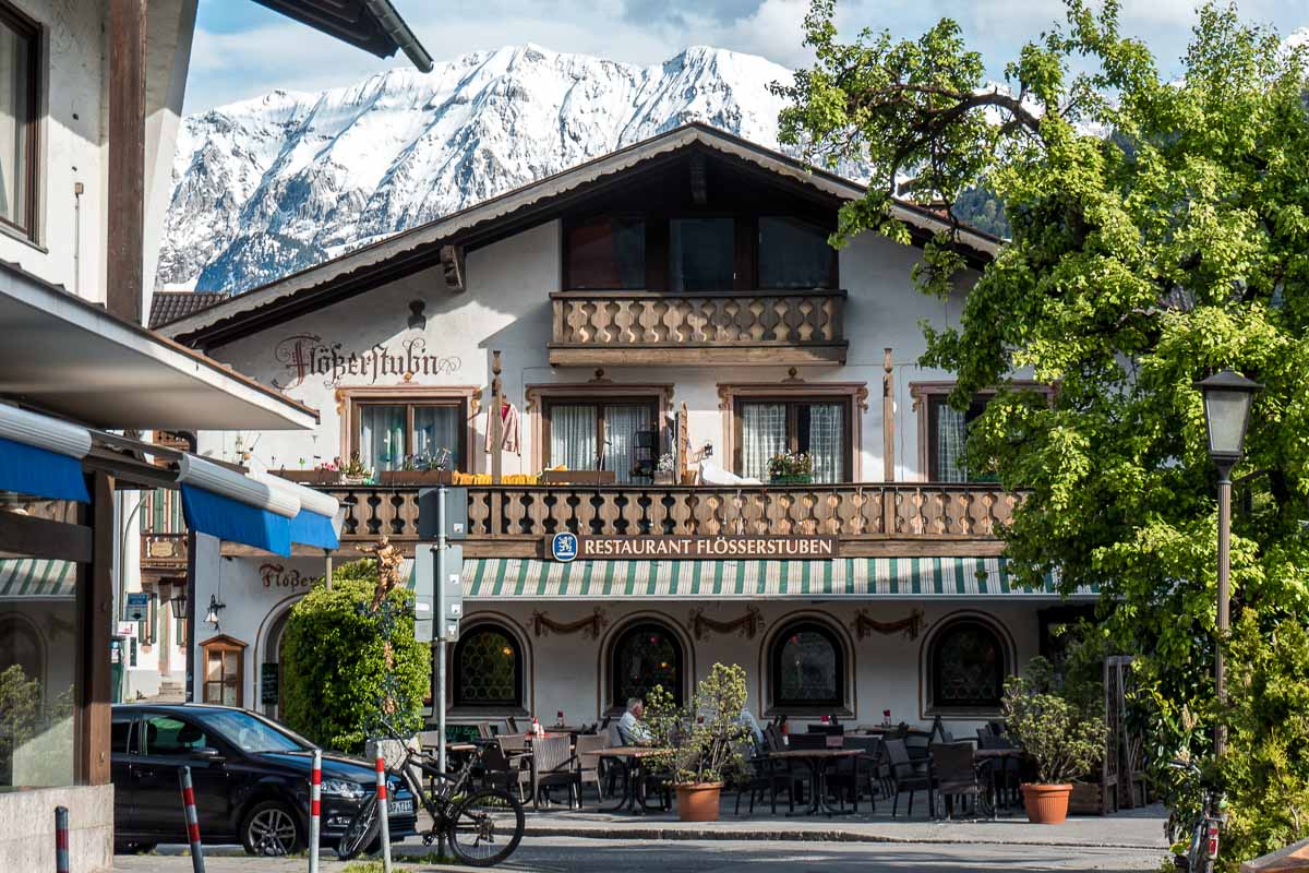 Little guesthouse in Garmisch-Partenkirchen in Bavaria, Germany
