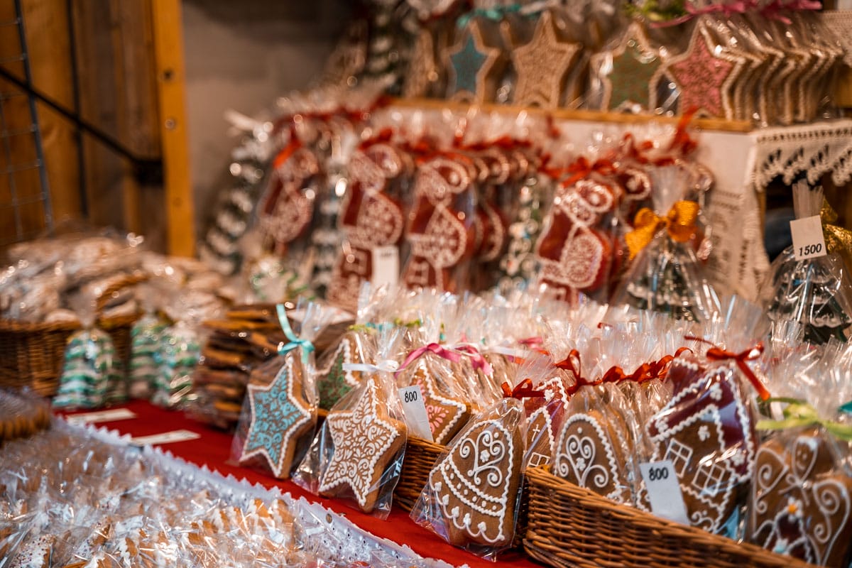 Gingerbreads at the Christmas markets in Budapest