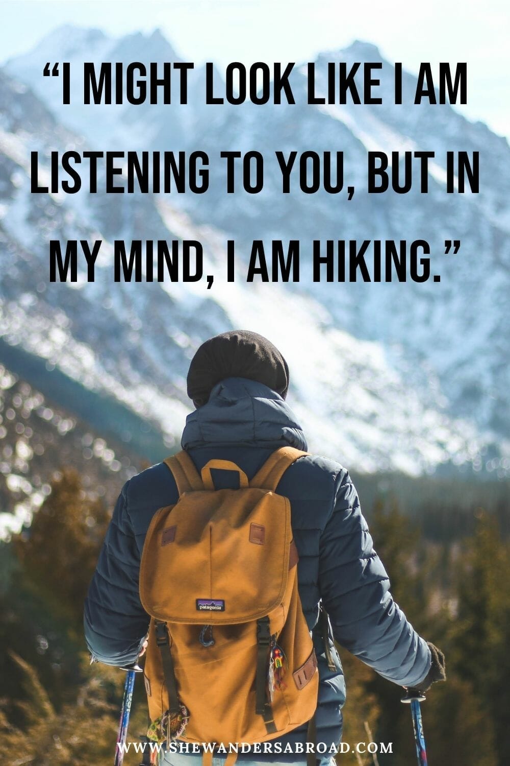 Funny hiking captions for Instagram