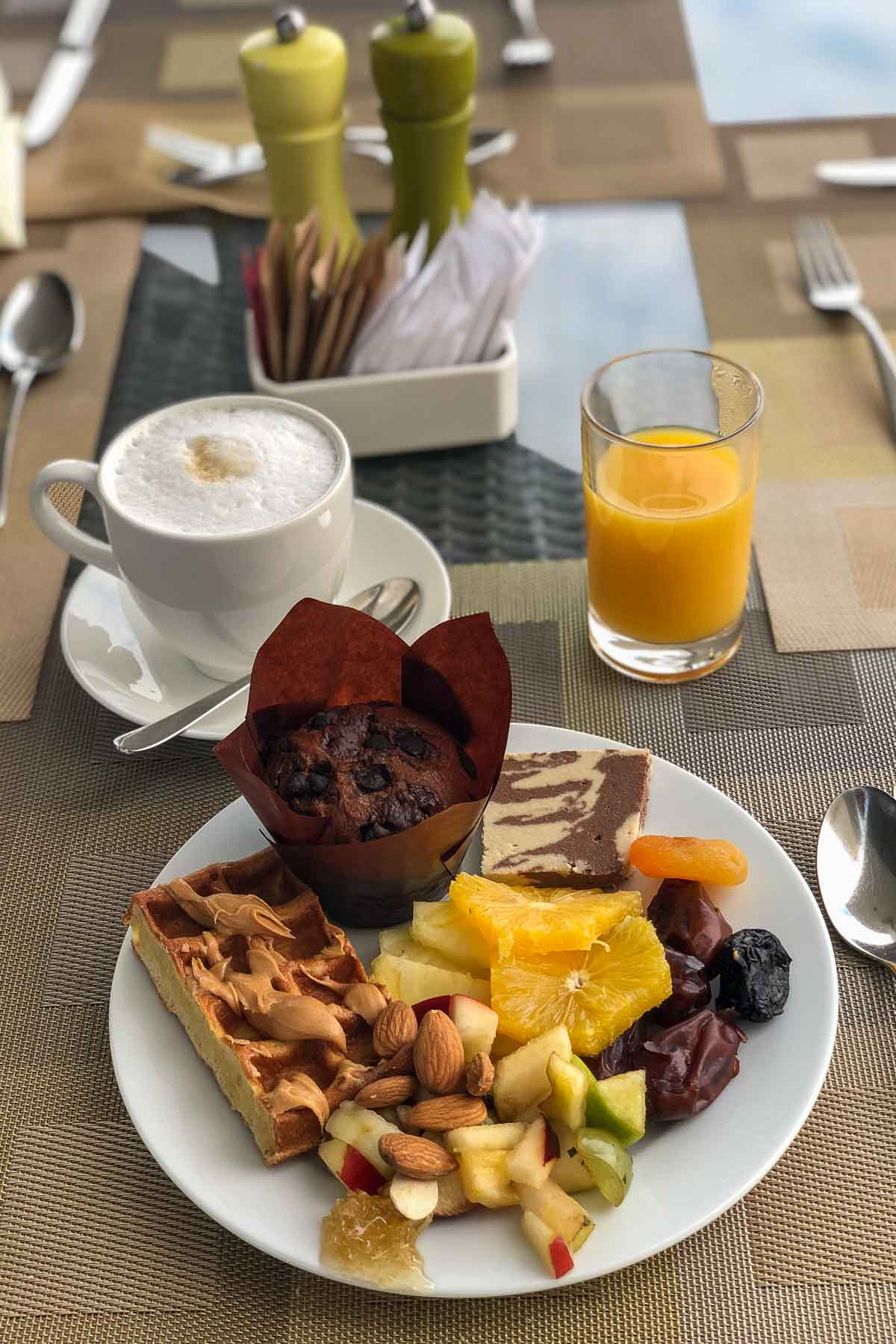 Breakfast at the Hilton Dead Sea Resort & Spa