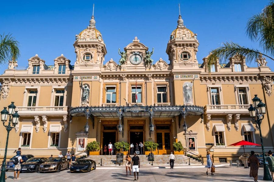 The famous Monte Carlo Casino that you can't miss when spending one day in Monaco