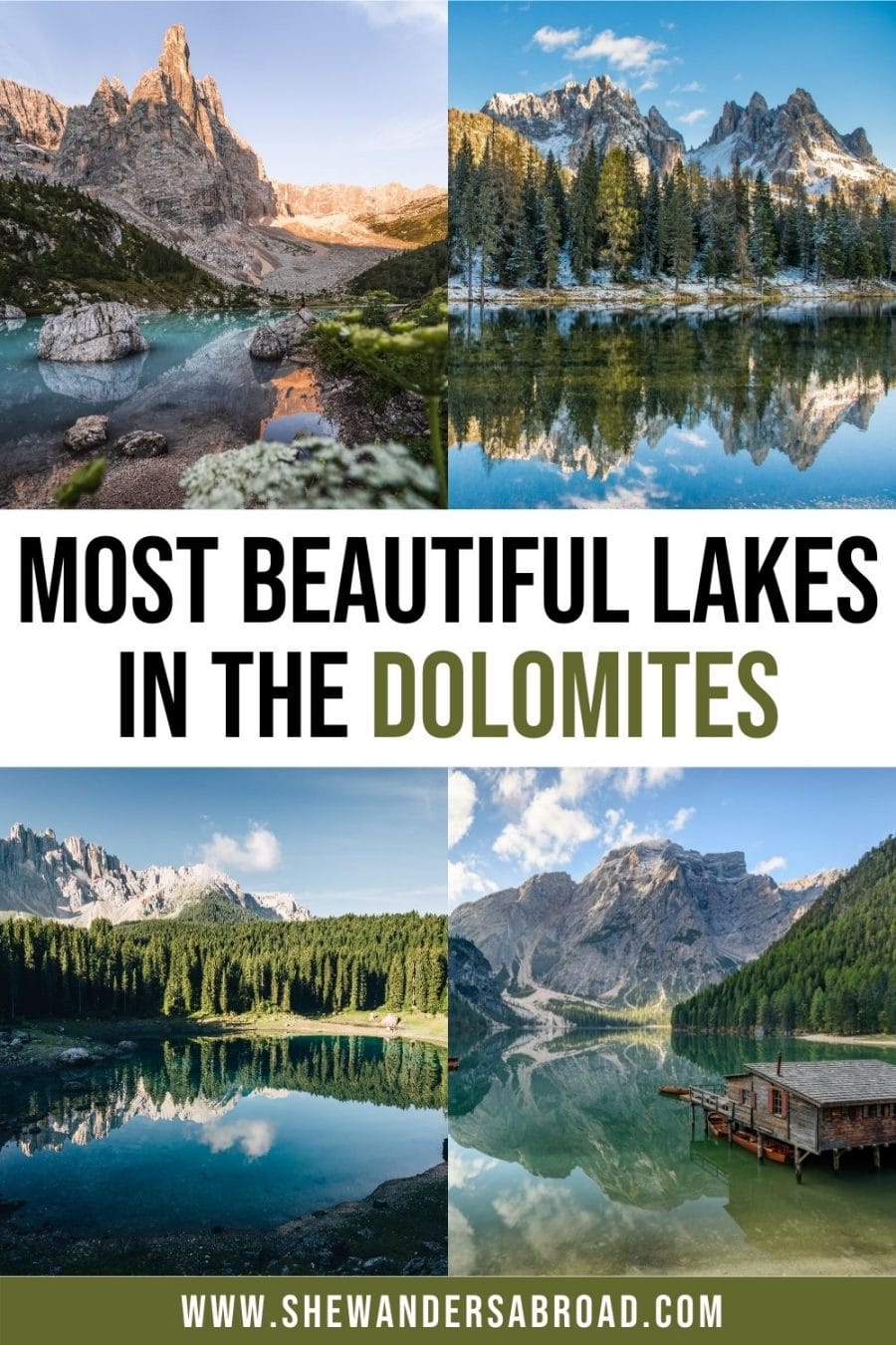 Top 11 Most Beautiful Lakes in the Dolomites You Can't Miss