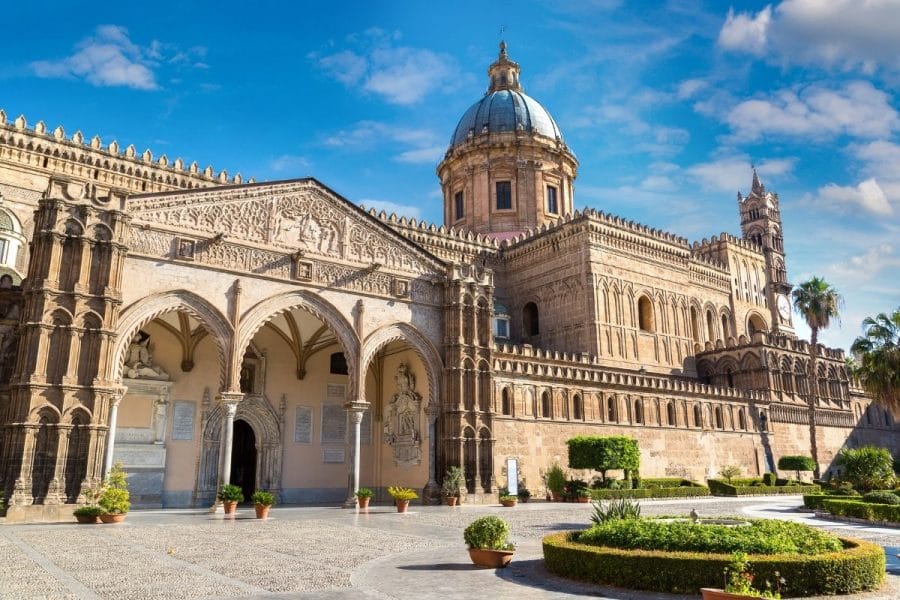 Palermo Cathedral in Palermo, Sicily, Italy