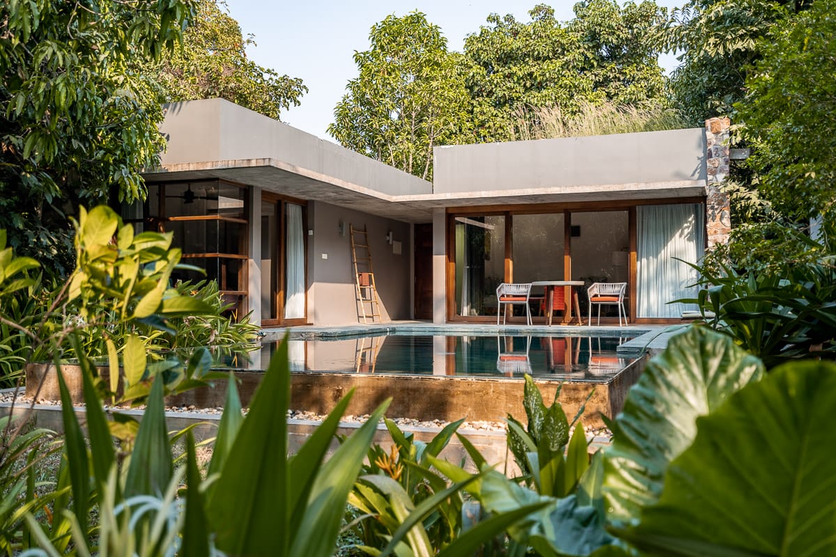 Private pool villa at Templation Siem Reap