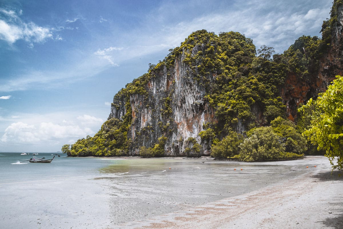 Railay Beach is one of the most beautiful beaches in Thailand