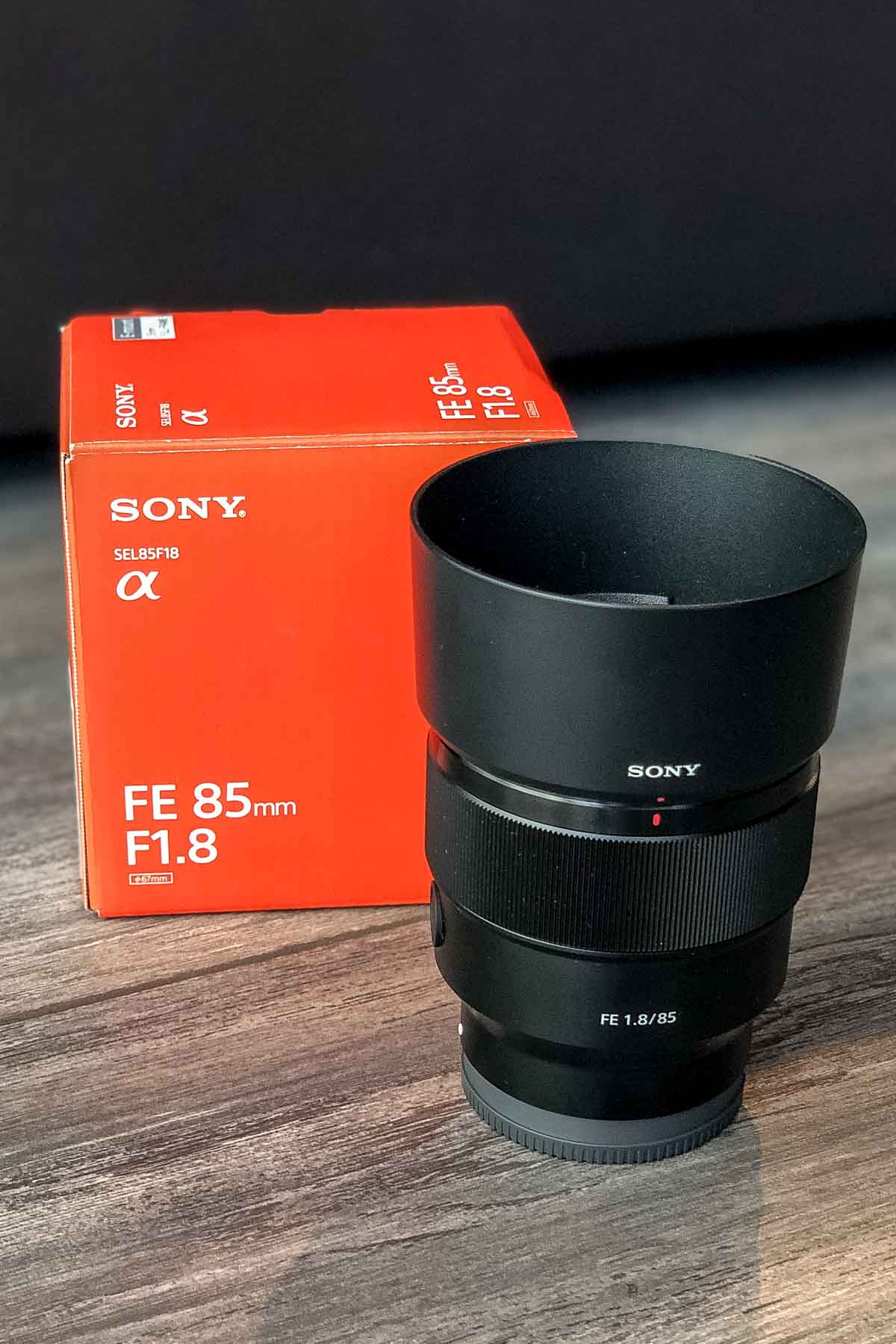 Sony 85mm f1.8 portrait lens