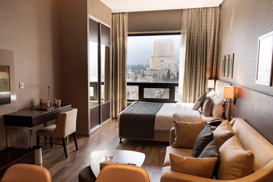 Bedroom at The House Boutique Suites in Amman, Jordan