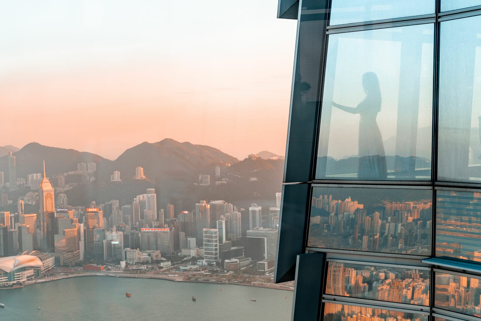 View from the room at Ritz Carlton Hong Kong 1