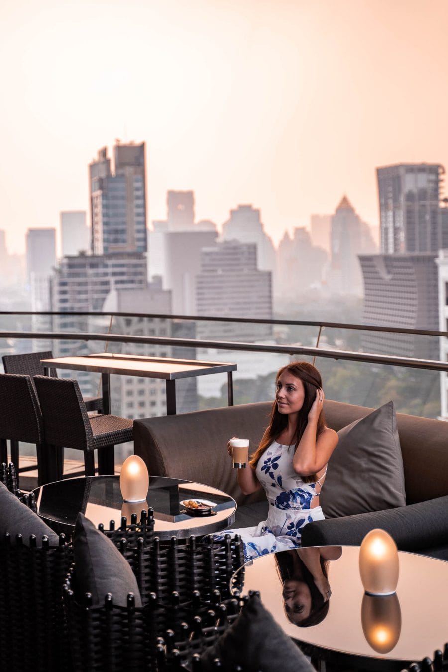 View from the terrace of The Okura Prestige Bangkok
