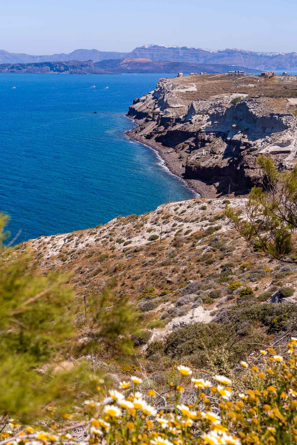 View from Akrotiri Lighthouse, Santorini