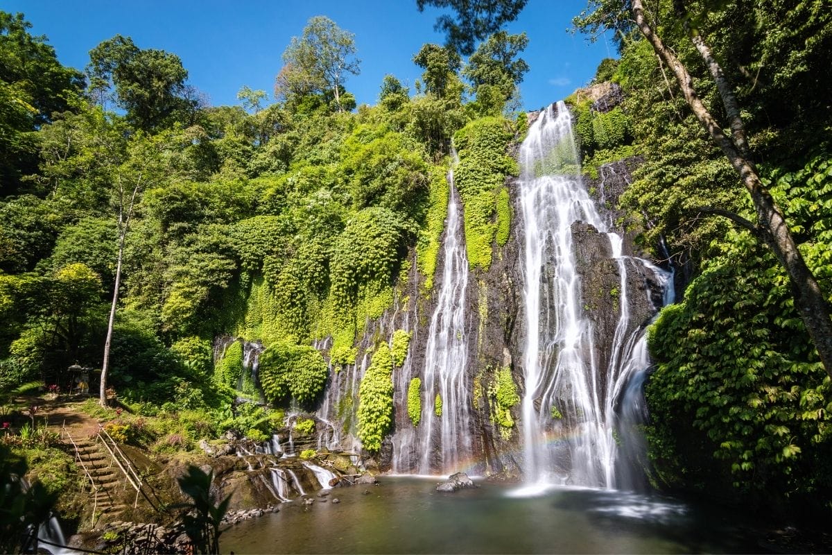 Banyumala Twin Waterfalls in Bali