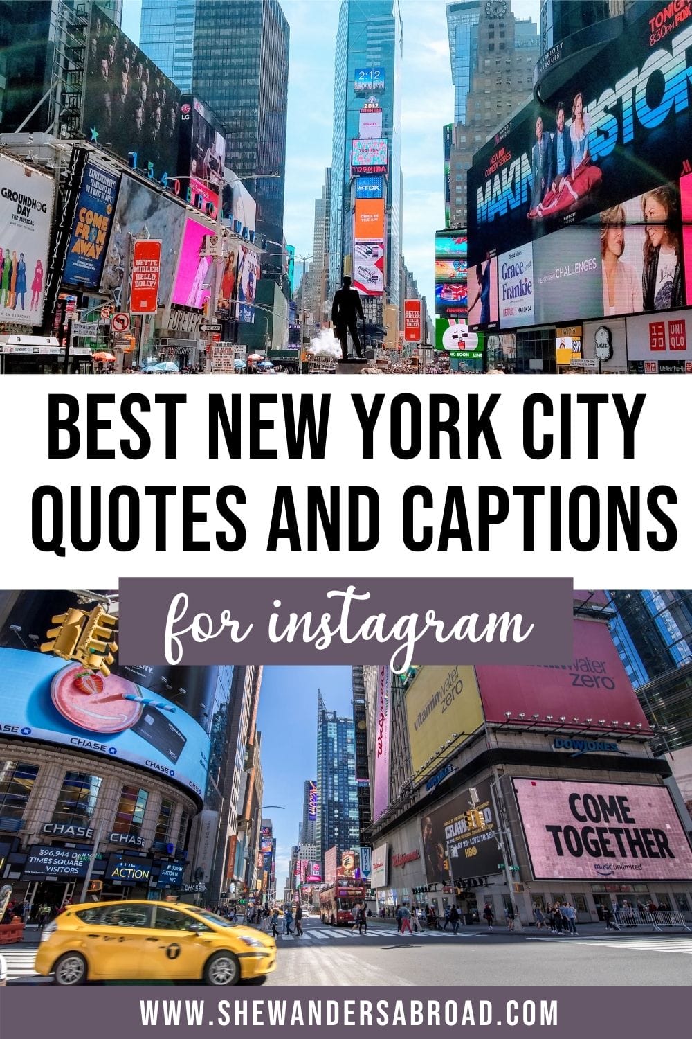 new york travel instagram captions