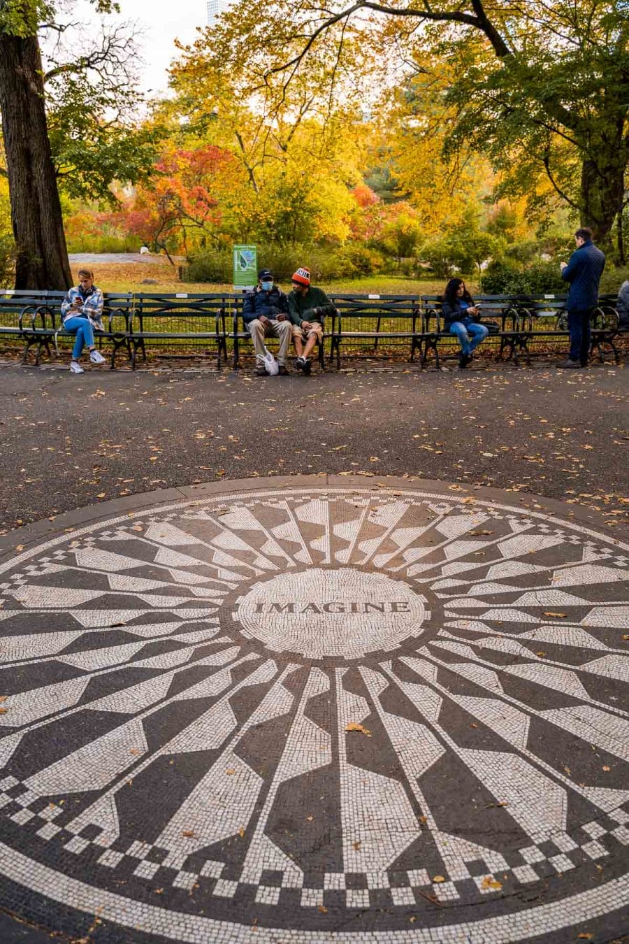 Strawberry Fields in Central Park, New York