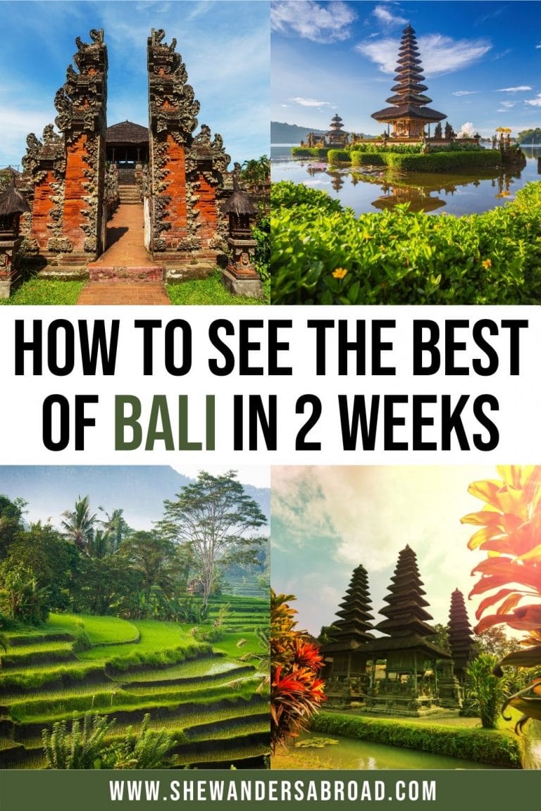 The Ultimate 2 Weeks In Bali Itinerary For First Timers | She Wanders ...