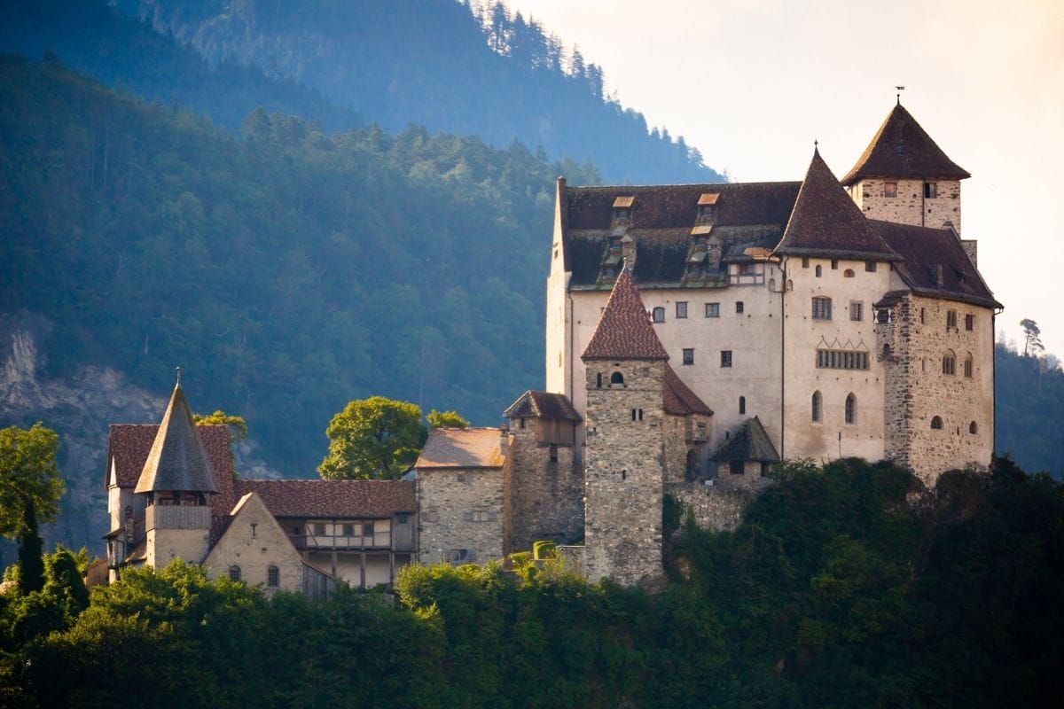 Gutenberg Castle in Balzers, Liechtenstein