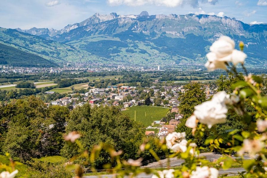 View from Vaduz Castle, Liechtenstein