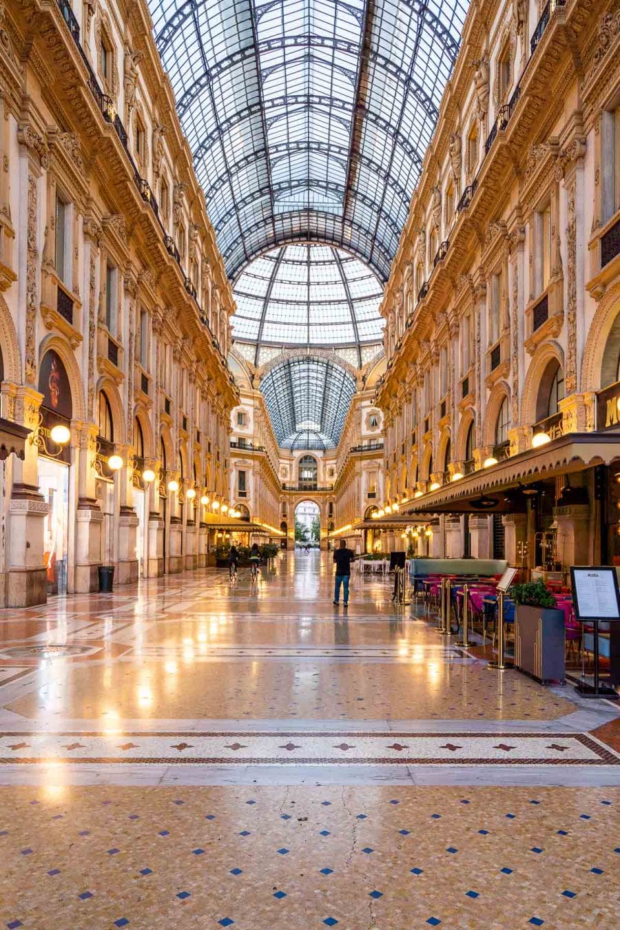 Galleria Vittorio Emanuele in Milan, Italy
