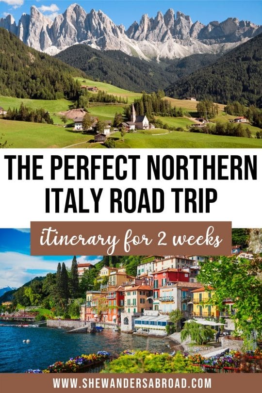 driving tour of northern italy
