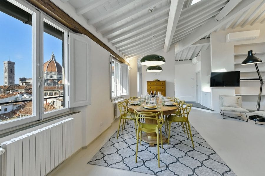 Wonderful Penthouse with Stunning View of Brunelleschi Cupola of Duomo