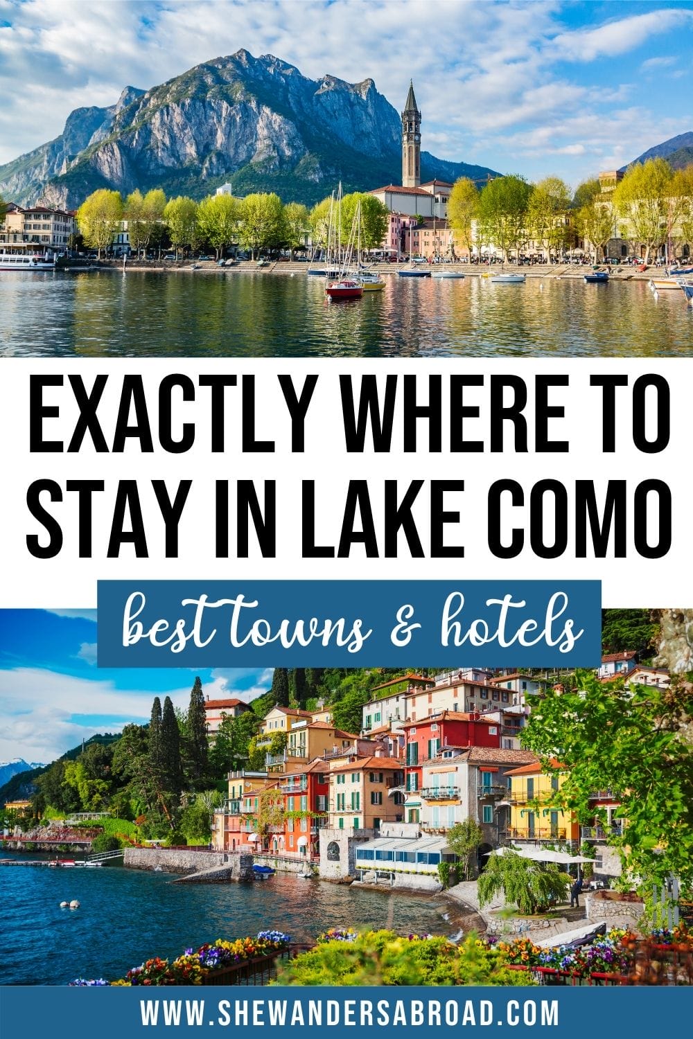 nejlepší místa k pobytu v Lake Como: Nejlepší města Hotely
