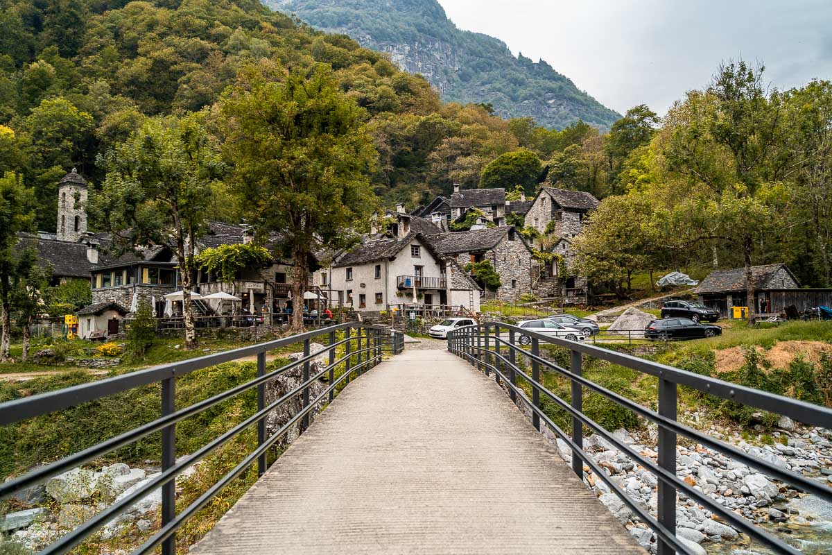 Fairytale town of Foroglio, Switzerland