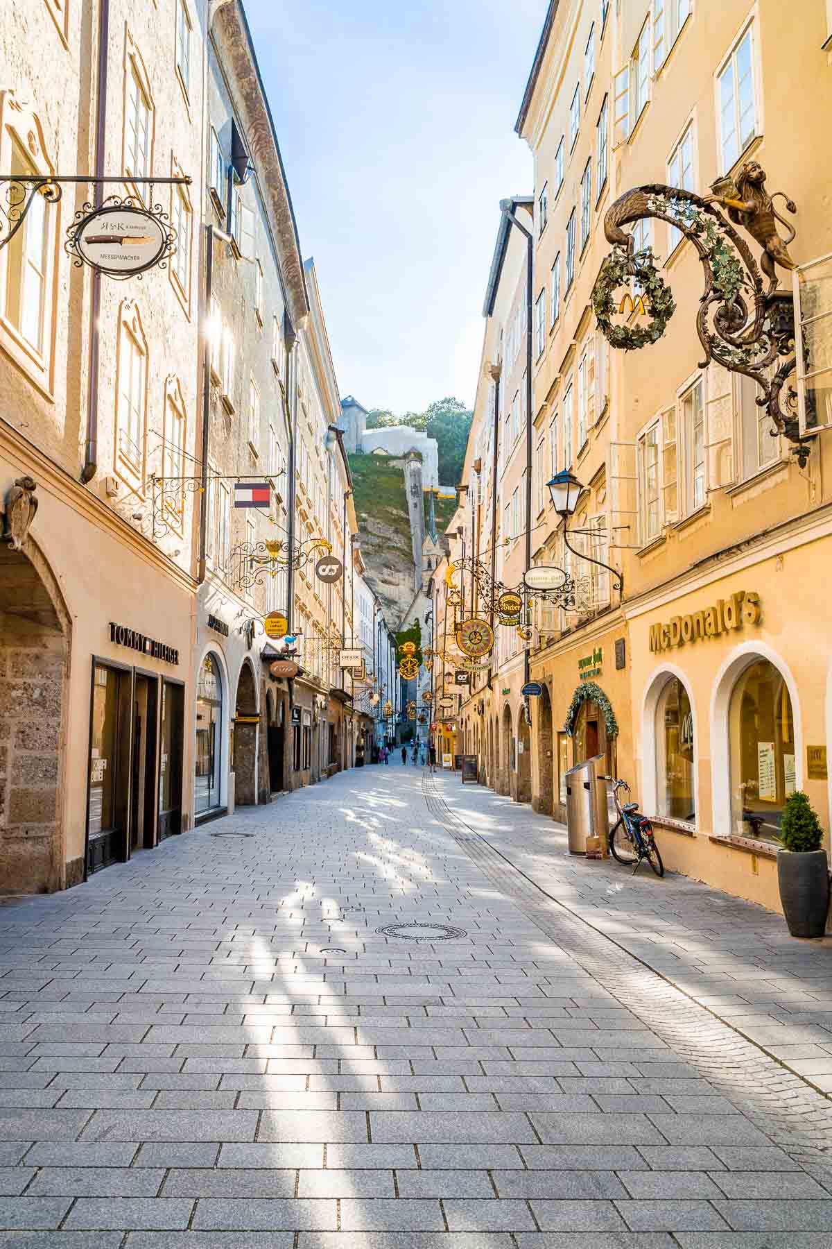 Getreidegasse a Salisburgo, Austria